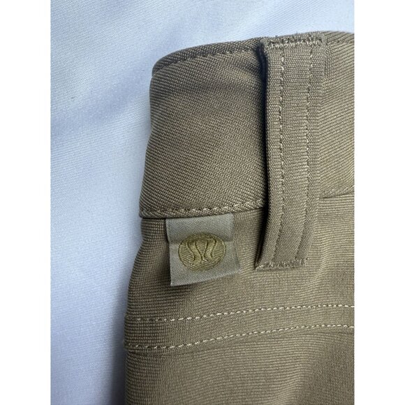 Lululemon ABC Classic Fit 5 Pocket Warpstreme Trouser Pant Men's 38 Green Golf - Picture 3 of 8